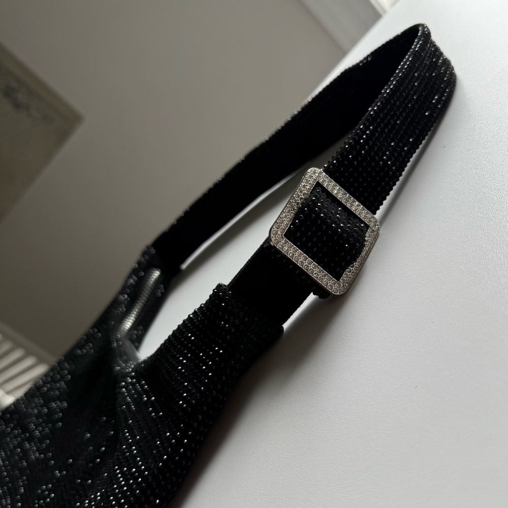 Elegant Black Studded Women's Bag - Picture 3 of 7